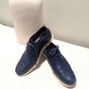 Cole Haan Men's Blue Leather Shoes